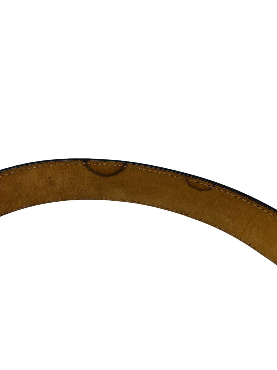 Gucci Belt Leather Brown Solid Color Men's 307988・525040 Size (95・38)
