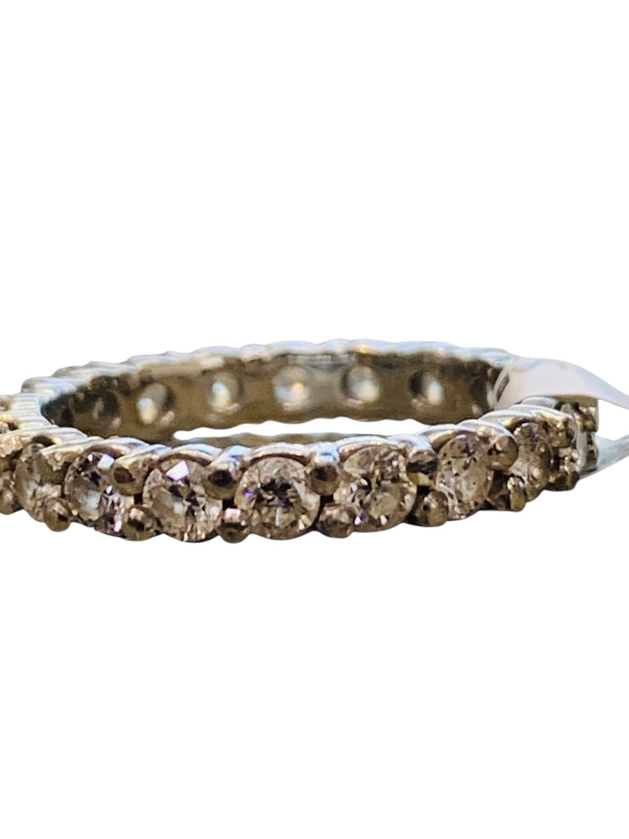 Platinum Lady's Wedding Eternity Band Lab Grown Diamonds 1.6 CTW