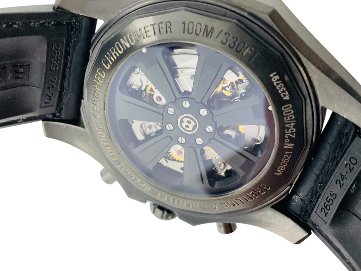 Breitling Bentley B05 Unitime LIMITED Black PVD Steel 49mm Automatic