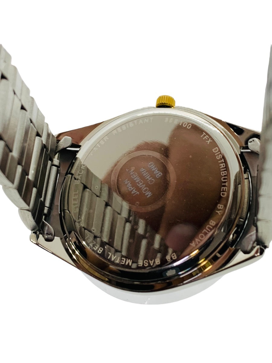 TFX "Fed Ex Safety Above All " Gentleman's Quartz 2-Tone Watch