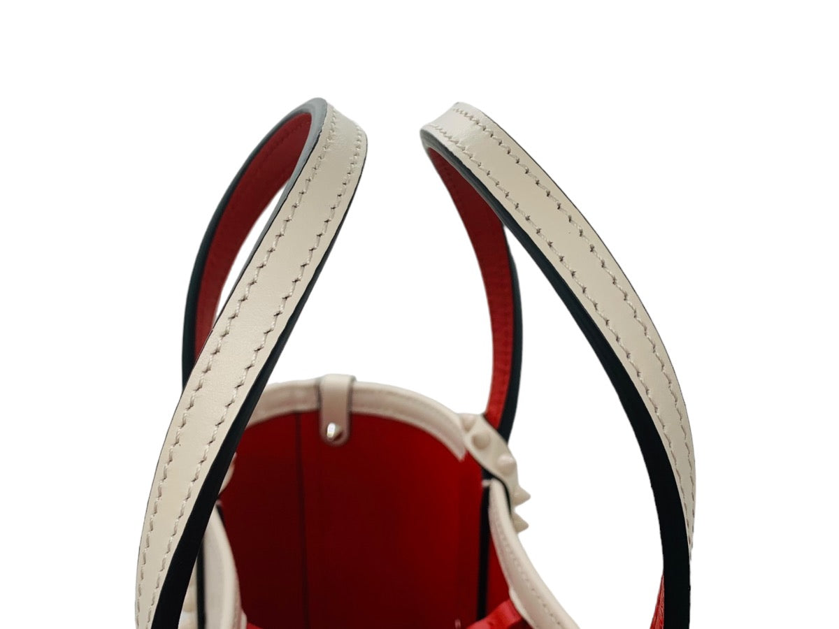 Christian Louboutin Pink Mini Cabata Tote Bag Leather w/ Strap