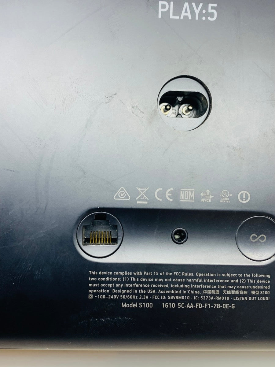 Sonos Play:5 Gen2 Wireless Smart Speaker Black Model S100