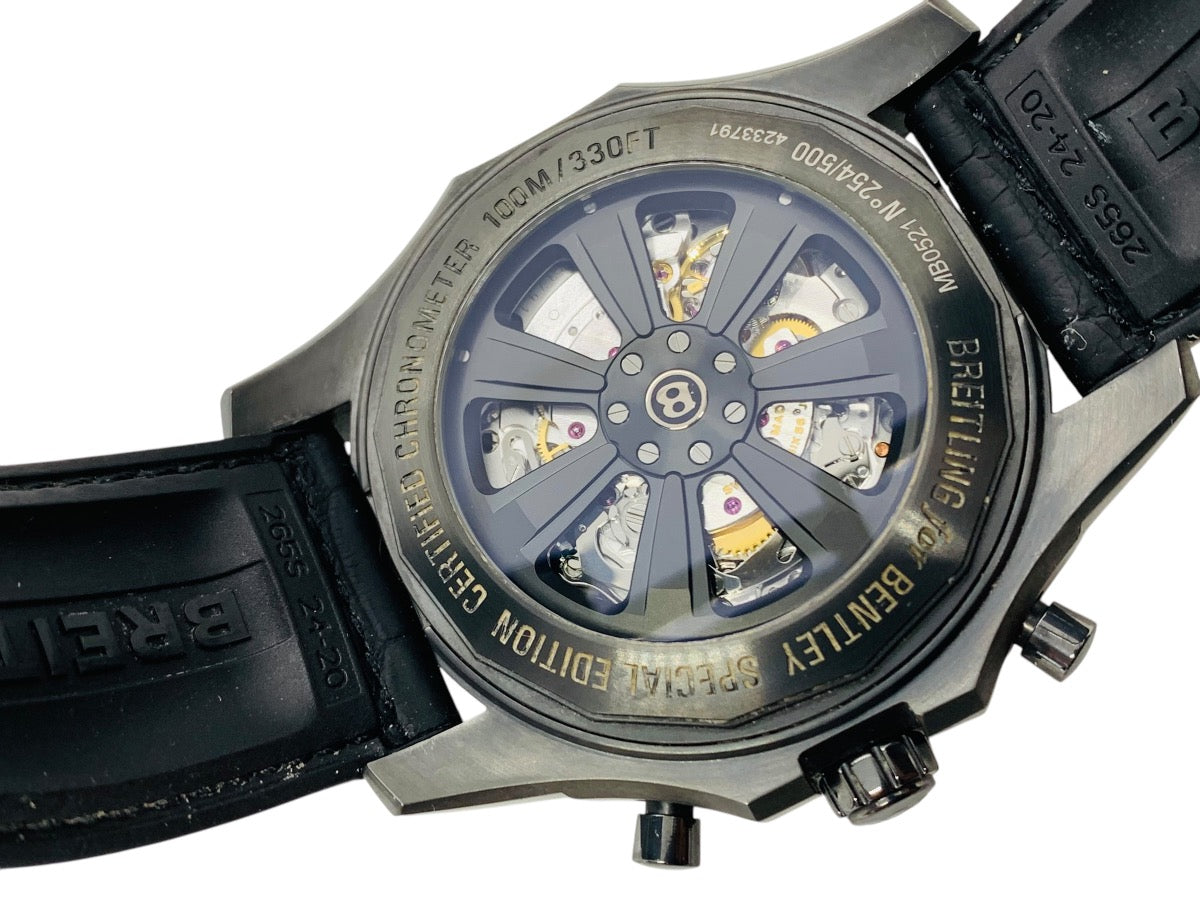 Breitling Bentley B05 Unitime LIMITED Black PVD Steel 49mm Automatic