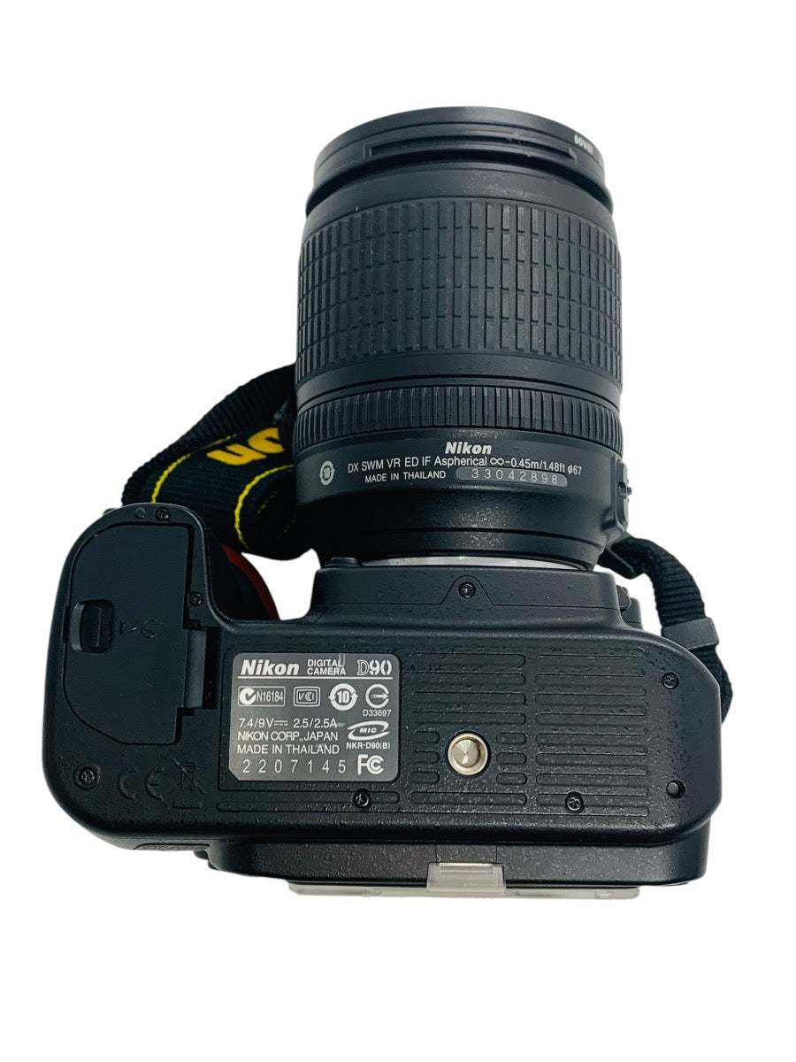 Nikon D90 12.3MP DSLR Camera w/ Nikkor 18-105mm 1:3.5-5.6G ED Lens