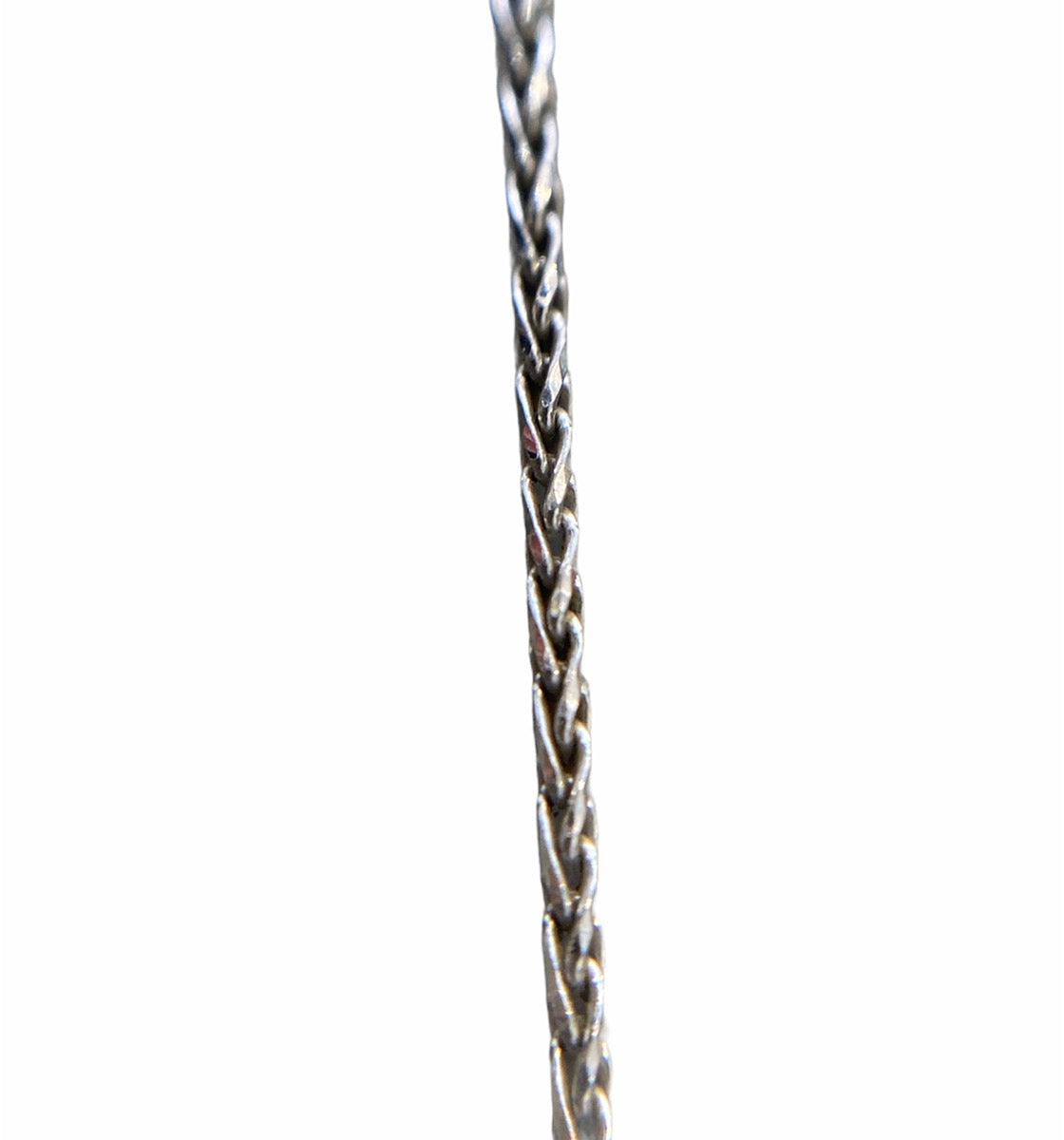 18K White Gold Diamond Necklace (0.255 CTW) 7.4g 8.5"