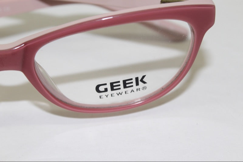 Geek Meow Eyeglasses Frames Optician Sample Glasses 53-16-142 Mauve
