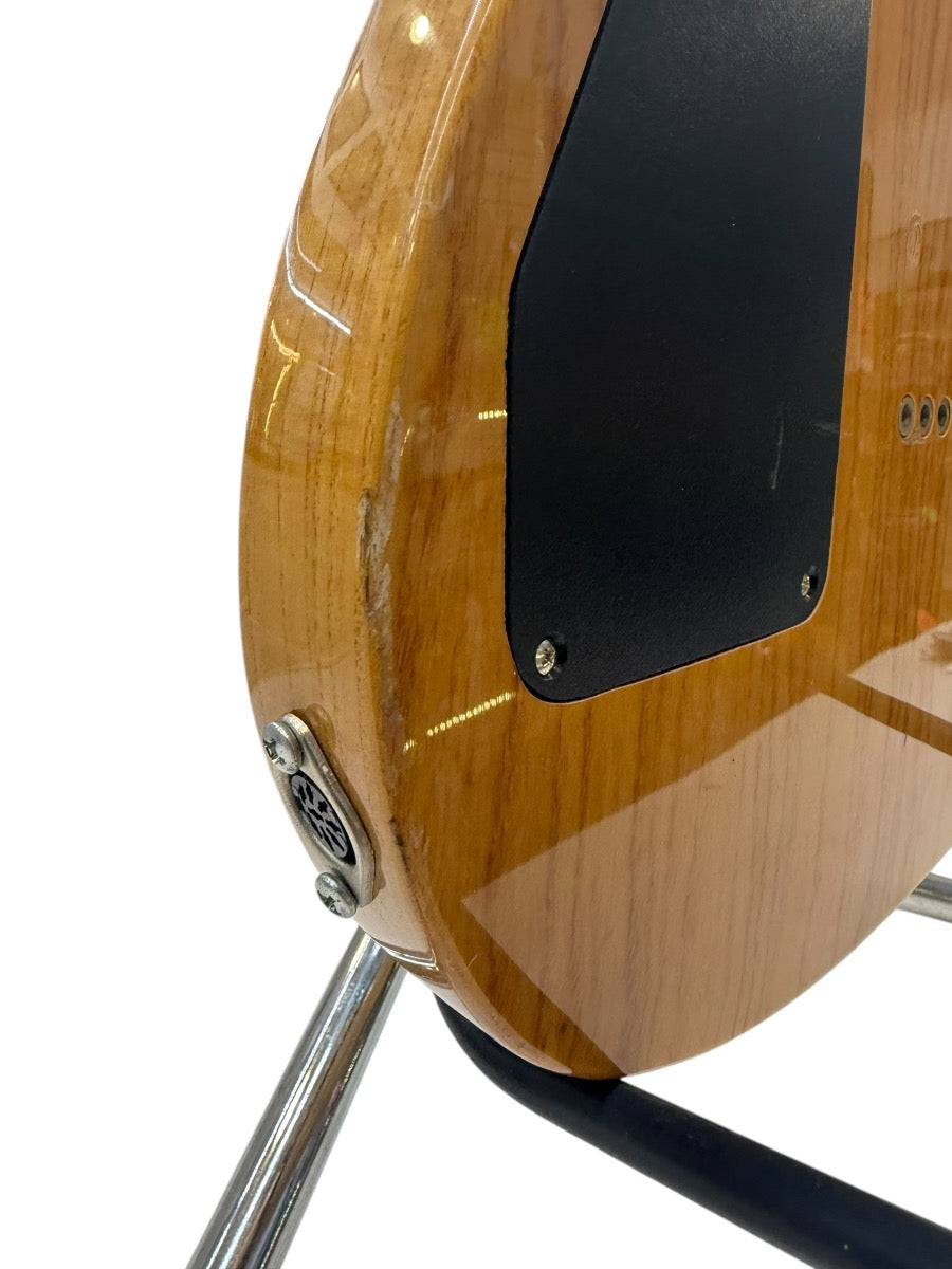 Optek Fretlight 400 Series Strat Style Electric 6 String Guitar Maplewood Color (Rare)