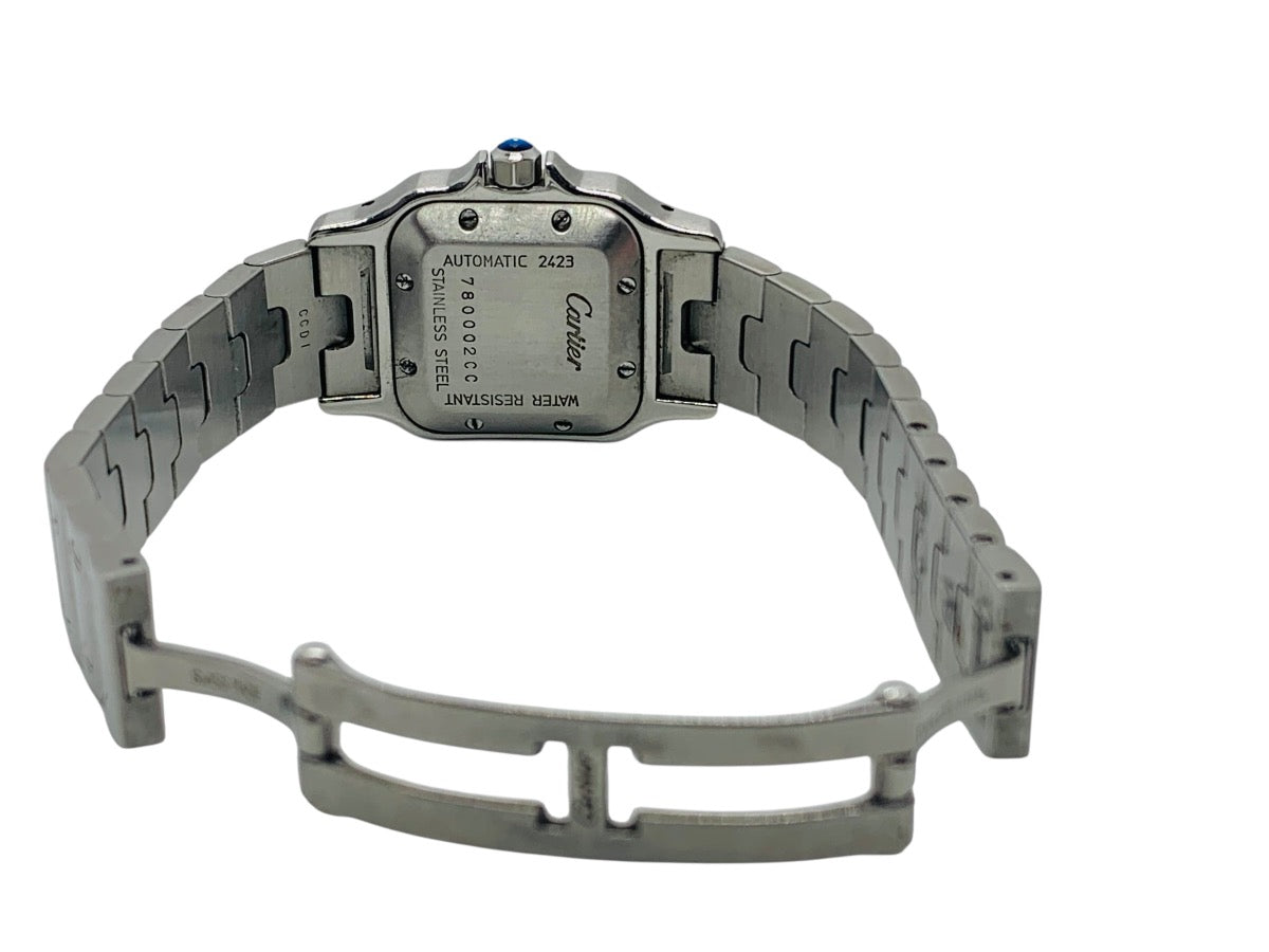 Cartier Santos Galbee 2423 Stainless Steel Automatic Silver Roman Dial 24mm