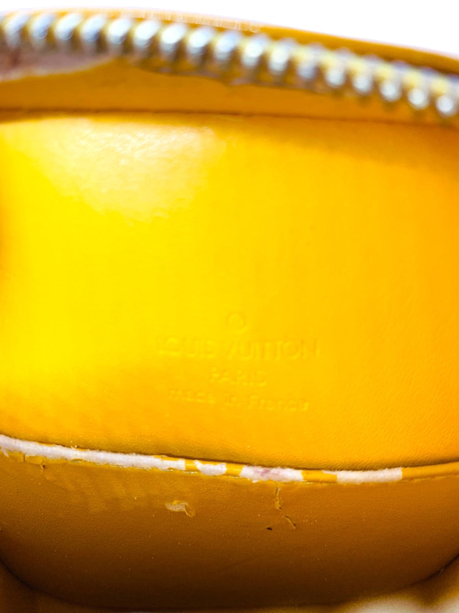 Louis Vuitton Monogram Vernis Christie PM Shoulder Bag Yellow