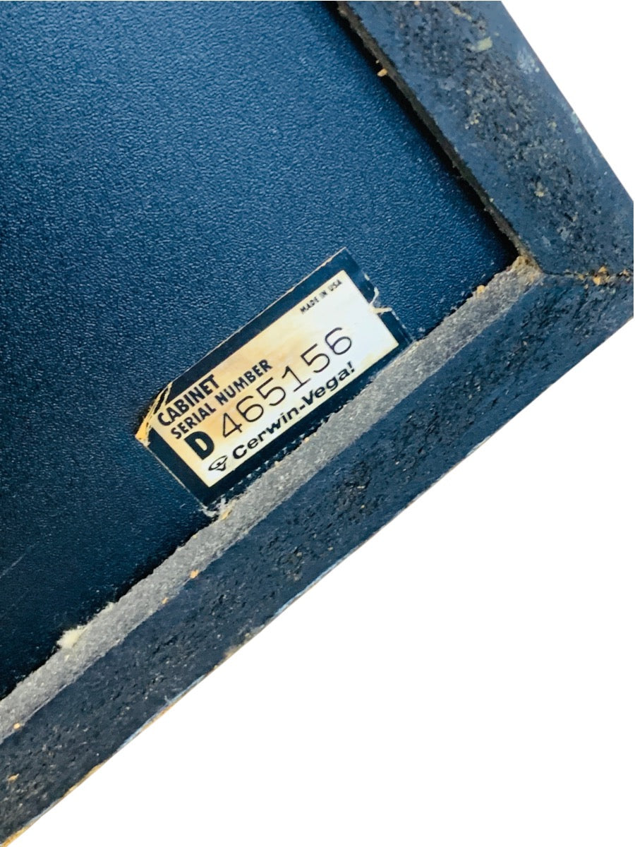 Vintage Cerwin-Vega XD5 Speakers - Wired - 2 Pack