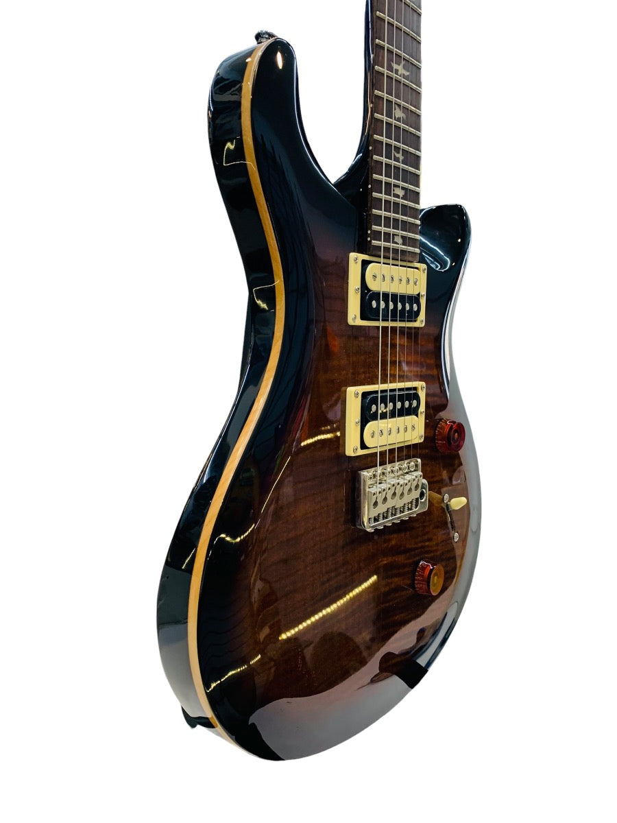 Paul Reed Smith SE Custom 24 Electric Guitar Black Gold Sunburst