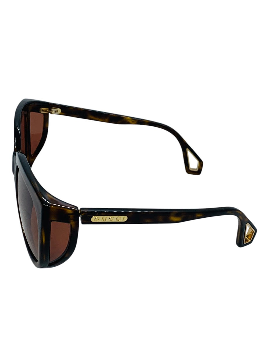 Gucci GG0468S Havana Brown Lady's Sunglasses 57-19 140 W/ Case Made In Italy