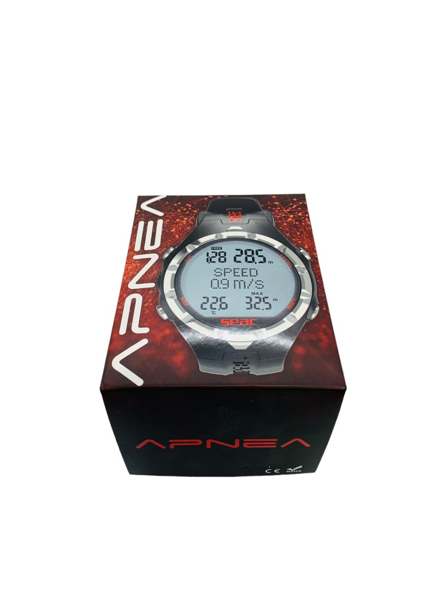 SEAC Apnea Wrist Dive Computer - Black/Red