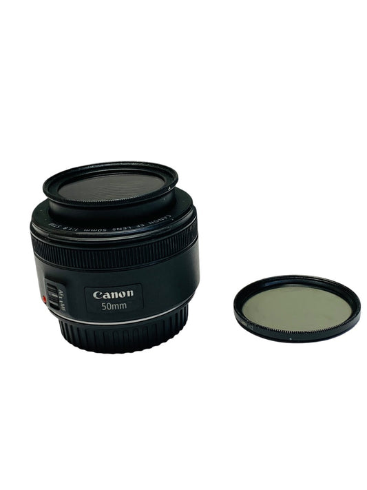 Canon EF Lens 50mm 1:1.8 STM Digital SLR Camera Lens w/ Filter