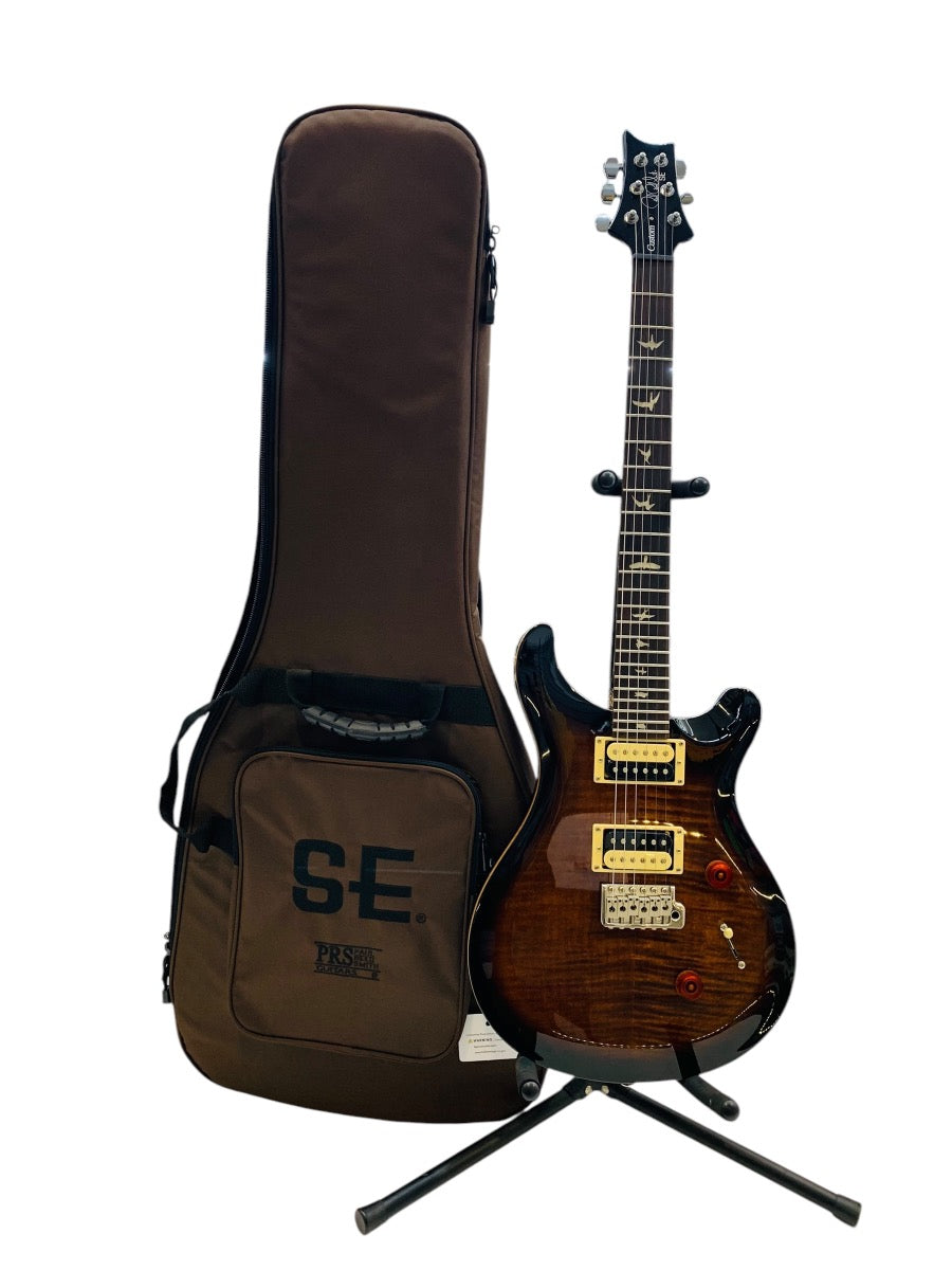 Paul Reed Smith SE Custom 24 Electric Guitar Black Gold Sunburst