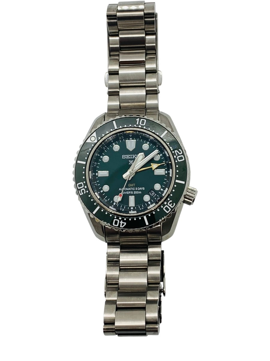 Seiko GMT Prospex Automatic 200m Divers Watch 6R54-00D0 42mm Green