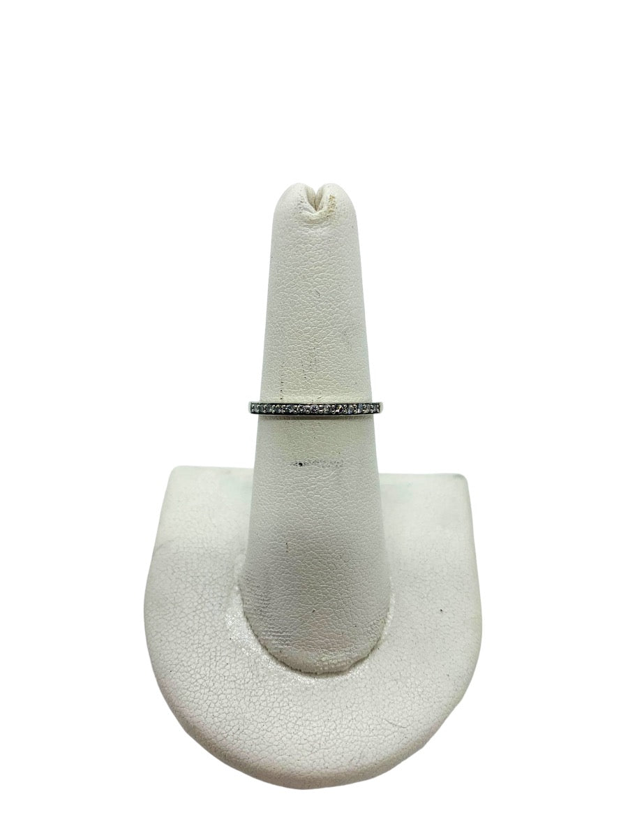 14K White Gold Lady's Ring 11 Dias | 0.40 CTW | 3.4 Grams | Size 7.5