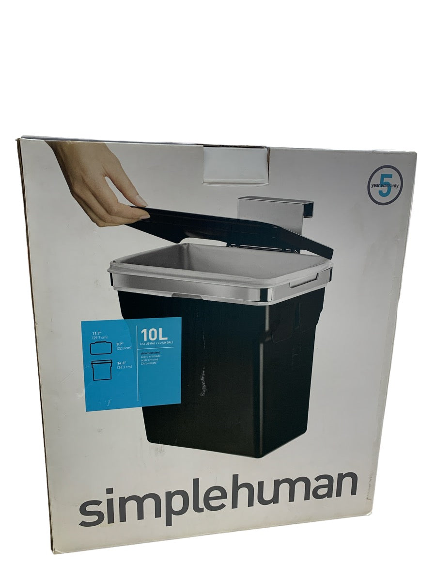 Simplehuman 10L Trash Can 11.7" x 8.9" x 14.3" (LOCAL ONLY)