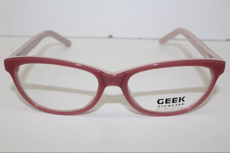 Geek Meow Eyeglasses Frames Optician Sample Glasses 53-16-142 Mauve
