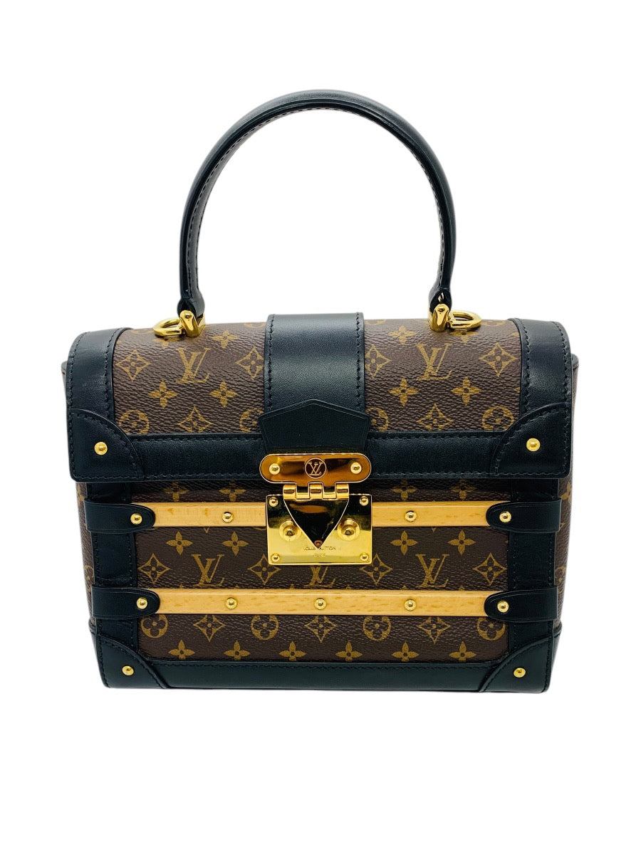 Louis Vuitton Trianon Wood Monogram PM Bag w/ LV Pocket Mirror (Read)
