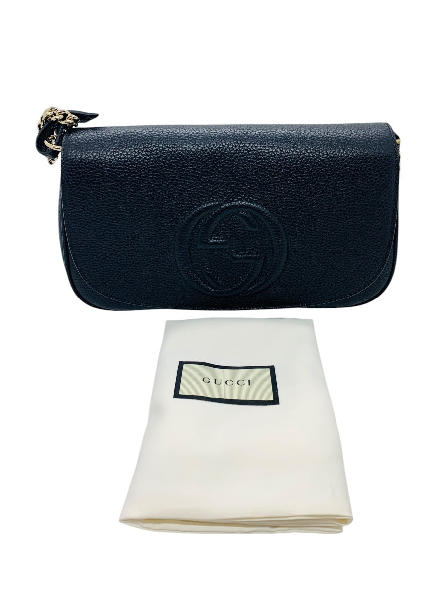 Gucci Disco Soho GG Black Chain Cross Body Handbag 536224