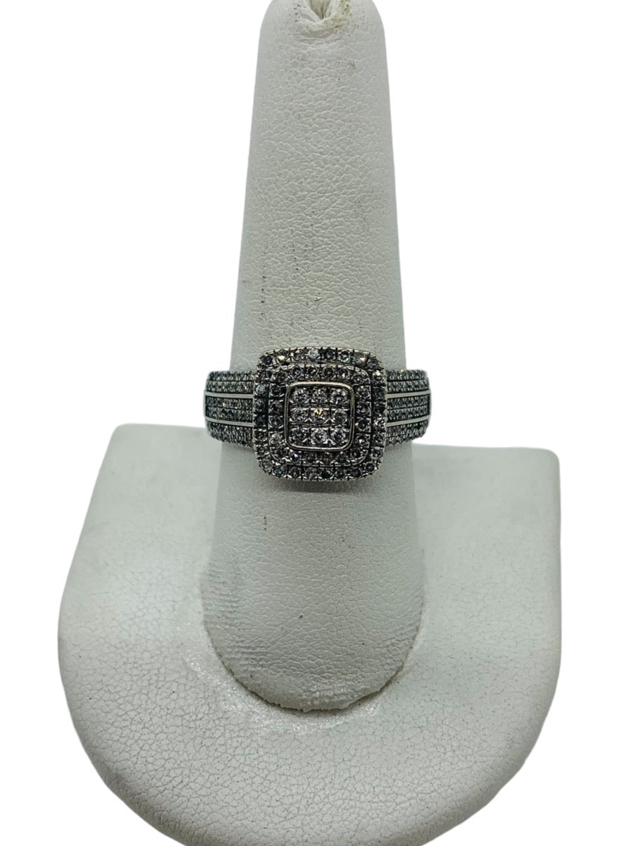 10K White Gold Lady's Ring 176 Dias | 1.76 CTW | 4.5 | Size 9.25