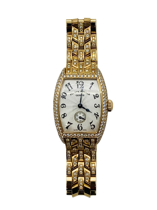 Franck Muller Cintree Curvex 18k Diamonds Ladies Watch | 1750 S6 PM D