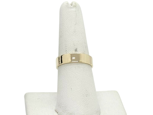 14K Yellow Gold Unisex Band Ring | 4.5mm Width | Size 7.25 | 4g