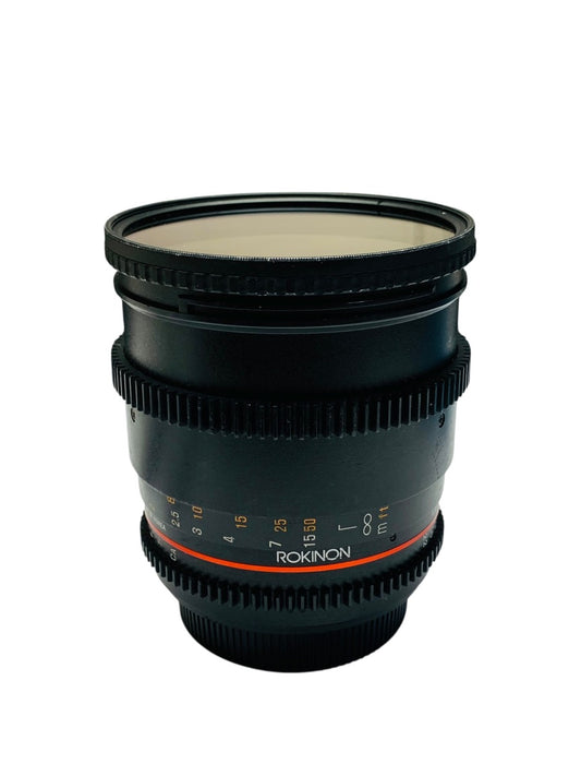 Rokinon 1.5/85mm Cinema Lens T1.5 AS IF UMC II Lens w/ Filter