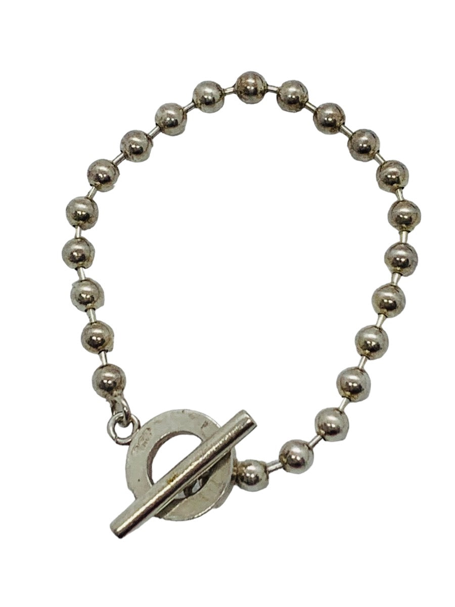 Gucci Sterling Silver Boule Chain Toggle Bracelet 14.9 Grams | 4.7mm Width | 7"