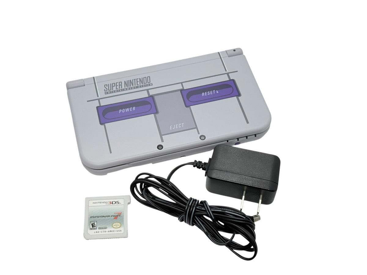 Nintendo New Nintendo 3DS XL SNES Edition Gray (Mod Red-001)-No Stylus