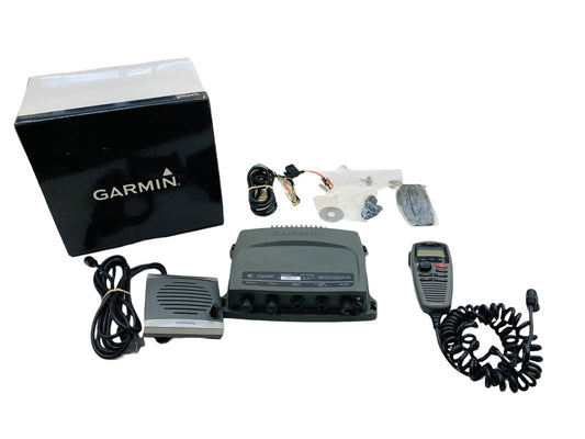 (Read) Garmin VHF 300 Marine Radio w/ Active Speaker & Handset