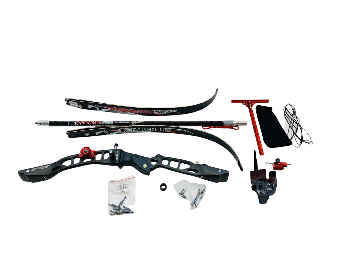 SF Archery Forged + Recurve Bow w/ Premium + Carbon Limbs + Arrows