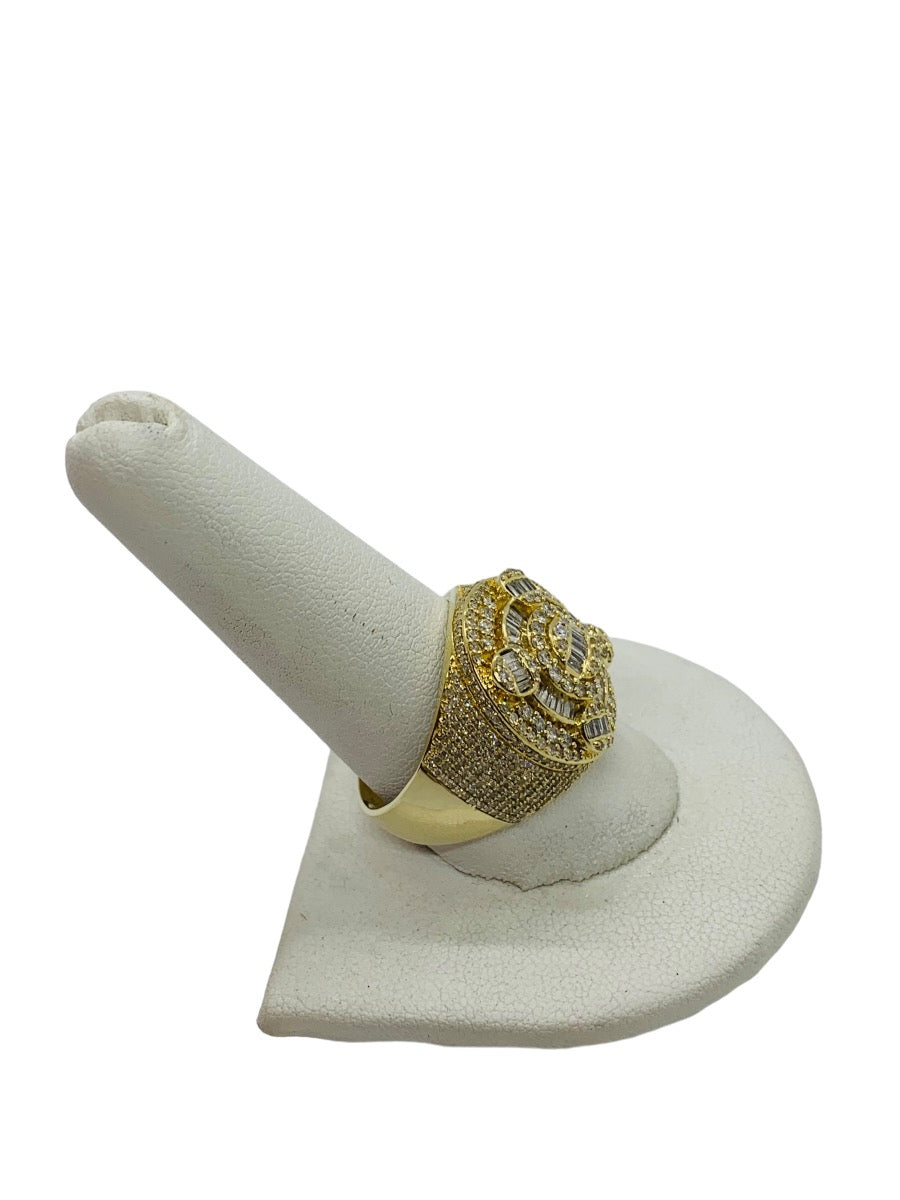 14K Yellow Gold Gentleman's Diamond Ring 9.5 Grams | 4.31 CTW |
