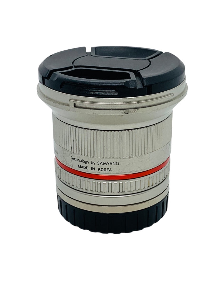 Rokinon 12mm 1:2.0 NCS CS Camera Lens- Silver