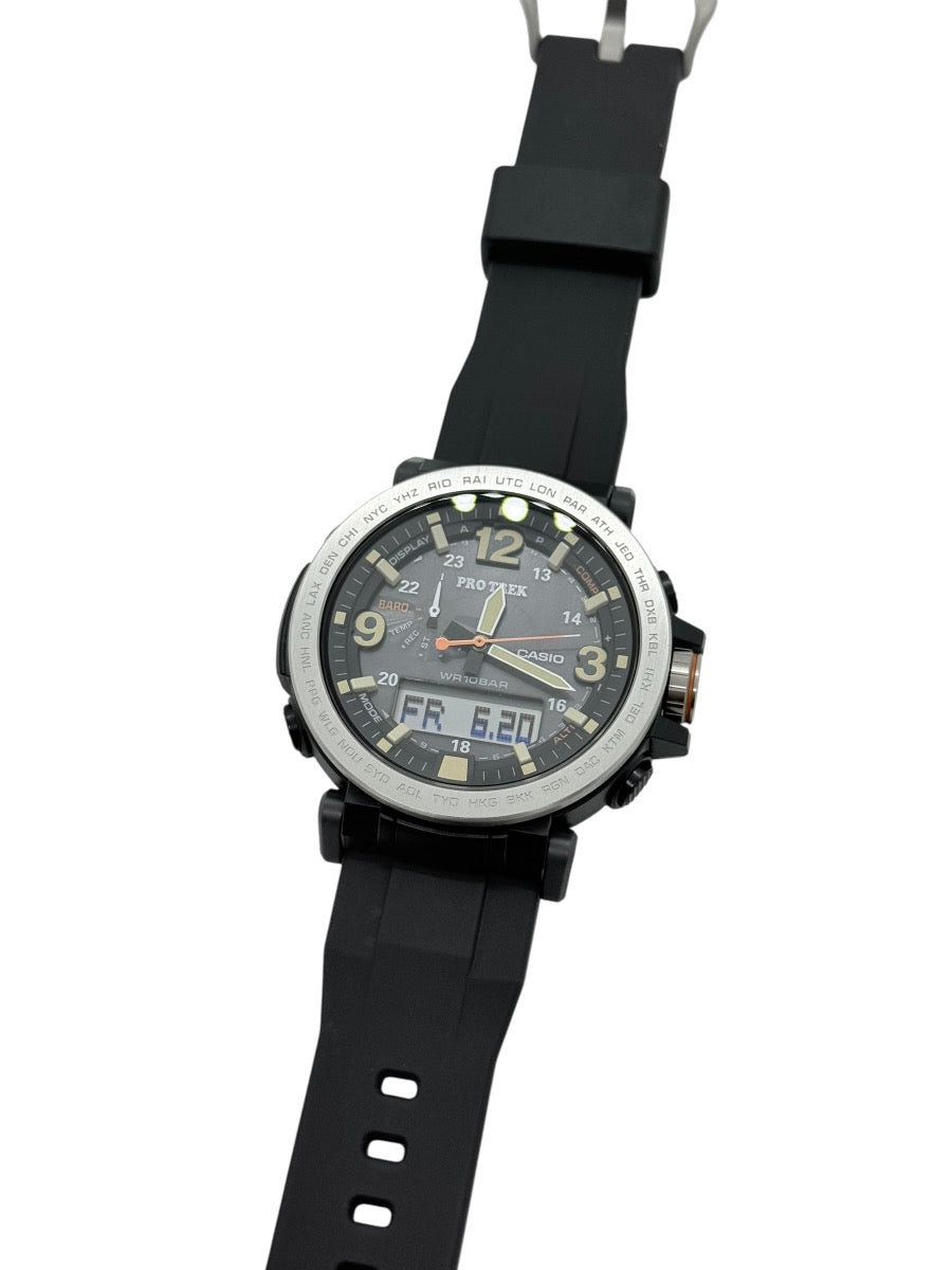 Casio Pro Trek Men's Tough Solar Triple Sensor Watch PRG-600