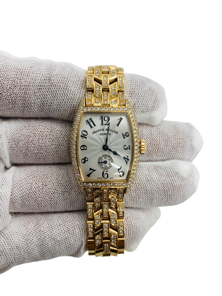 Franck Muller Cintree Curvex 18k Diamonds Ladies Watch | 1750 S6 PM D