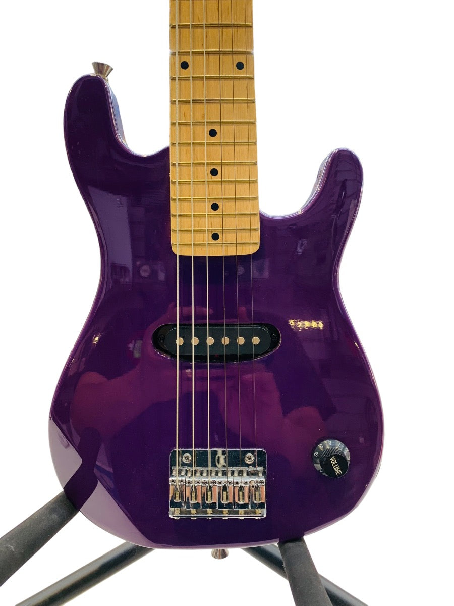 Prodigy Mini/Child Electric 6 String Guitar - Purple (30" x 9" x 1.5")