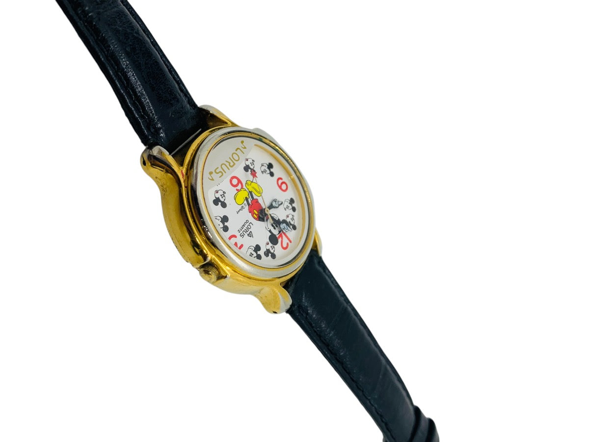 Lorus Quartz Mickey Mouse Watch Model V422-0010 Water Resistant