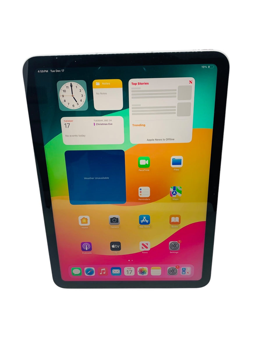Apple iPad (10th Generation) A2777 64 GB, Wi-Fi + 5G, 10.9 in - Silver