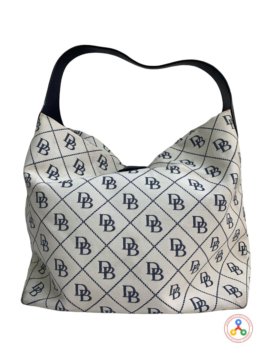 Dooney & Bourke Checkered Medium Lady's Bag "DB" Quilted 12"x 12"x 5"