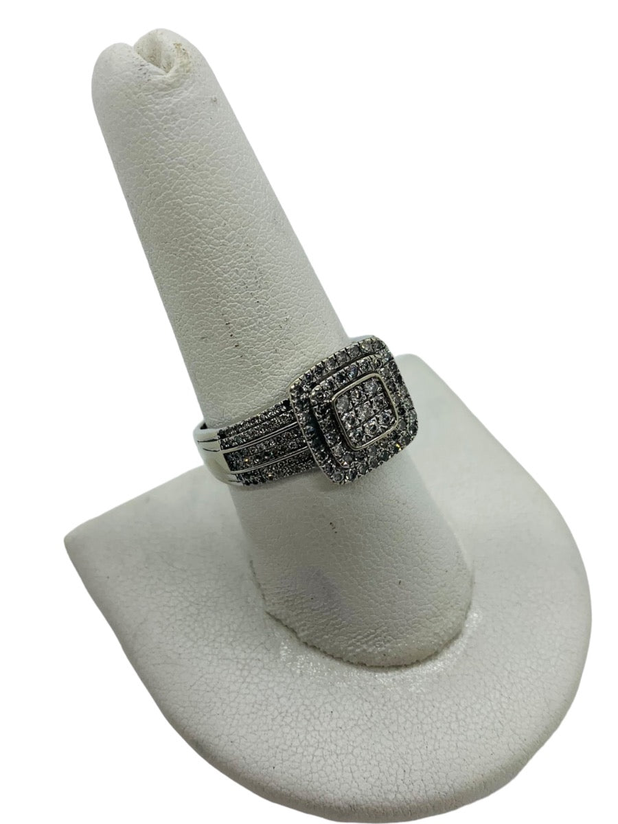 10K White Gold Lady's Ring 176 Dias | 1.76 CTW | 4.5 | Size 9.25
