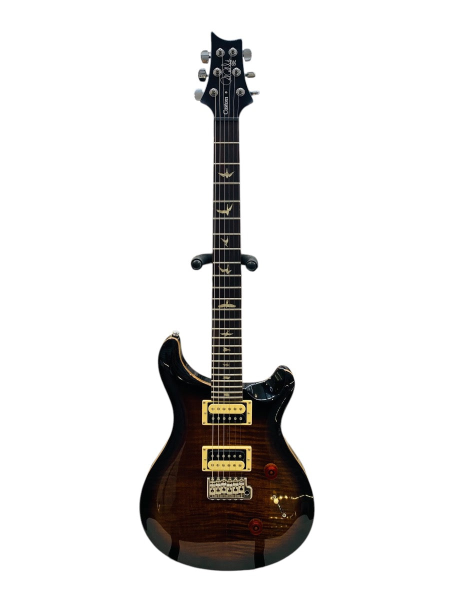 Paul Reed Smith SE Custom 24 Electric Guitar Black Gold Sunburst