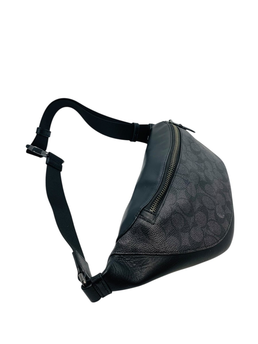 Coach Warren Belt Bag Grey/ Black G2447-CV926 Waist/ Body Bag