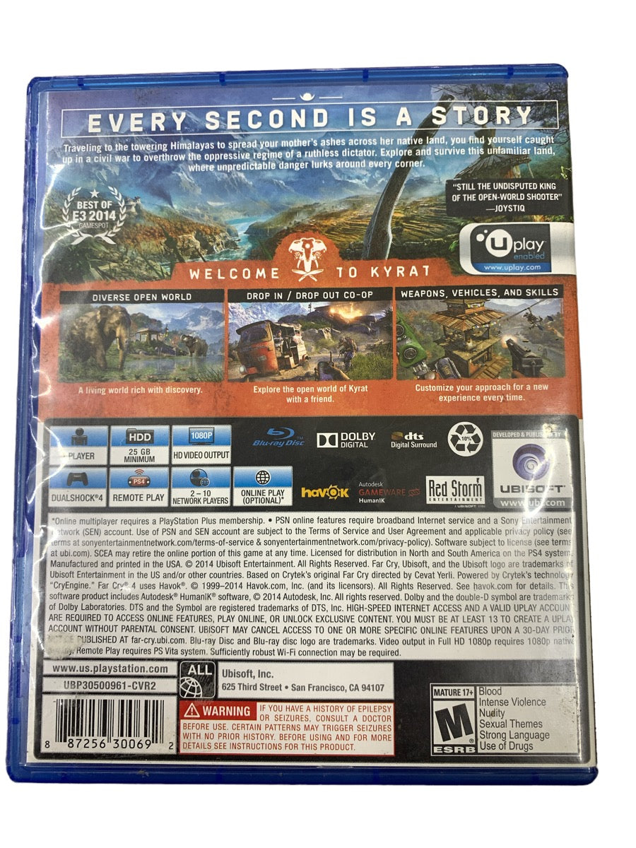 Far Cry 4 for Sony Playstation 4