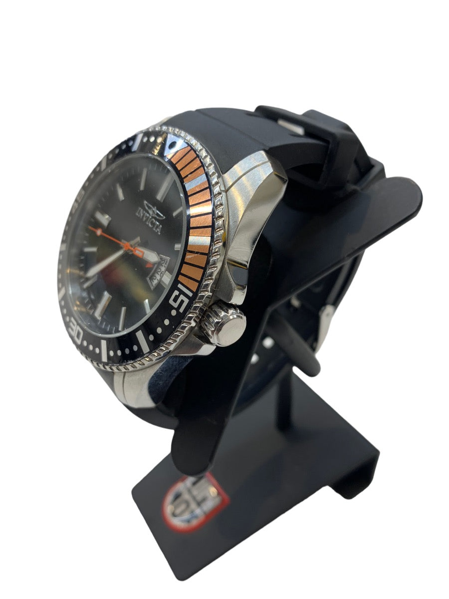 (READ) Invicta Pro Diver 21392 Men's Black Orange Analog Date Silicone Watch