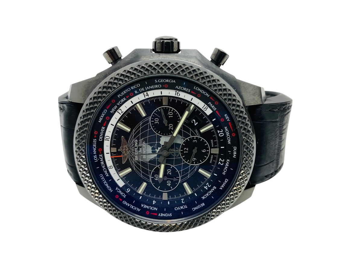 Breitling Bentley B05 Unitime LIMITED Black PVD Steel 49mm Automatic