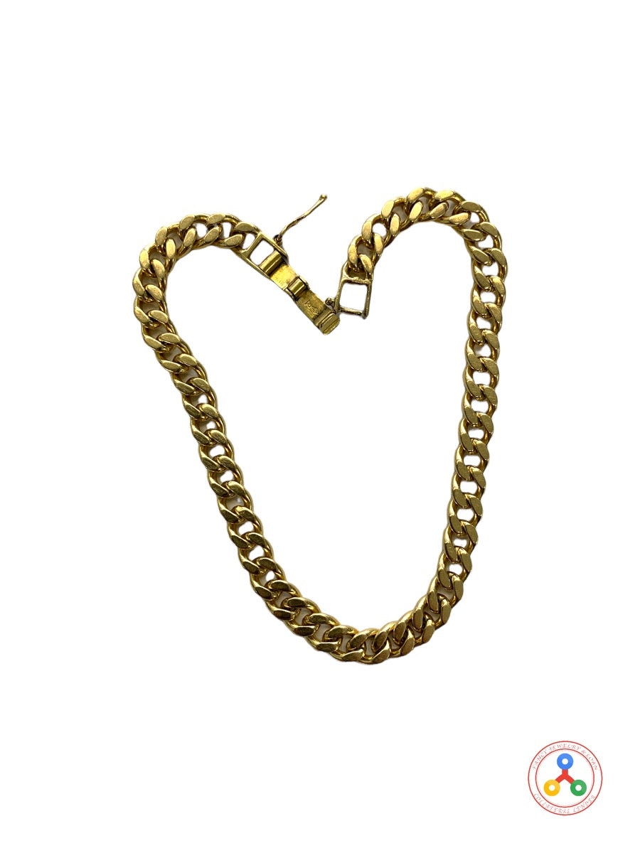 18K Yellow Gold Curb Design Bracelet 19.2 Grams | 8" Length | 5.1mm Width