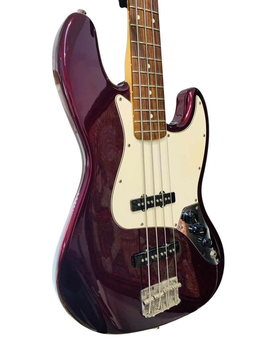 Fender 2005 Jazz Bass 4-String Bass Midnight Wine Made in Mexico Electric Bass
