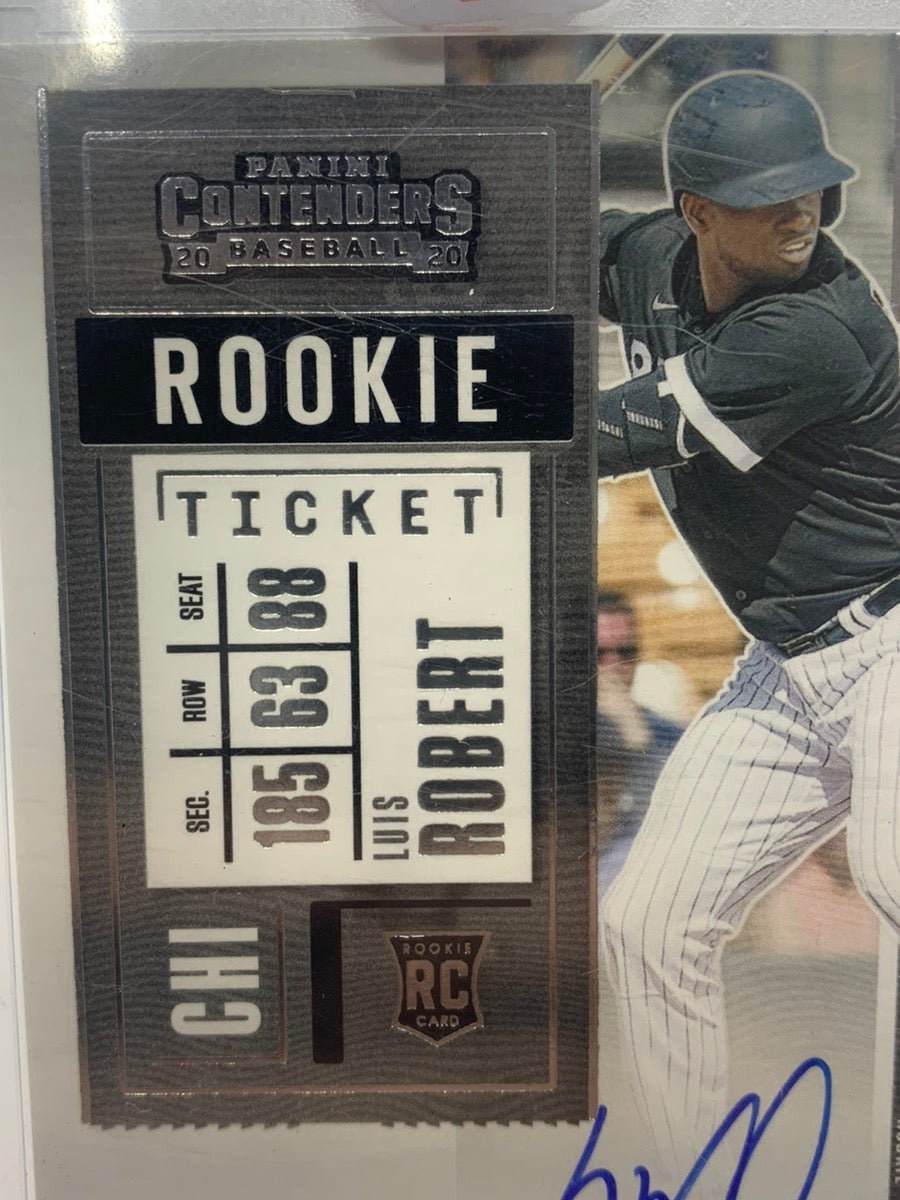 2020 Panini Contenders Luis Robert Rookie Card Ticket No.119 Chicago